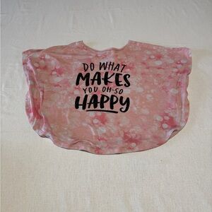 Justice Girls Size 8 Pink Graphic Tee‎ with Inspirational Quote